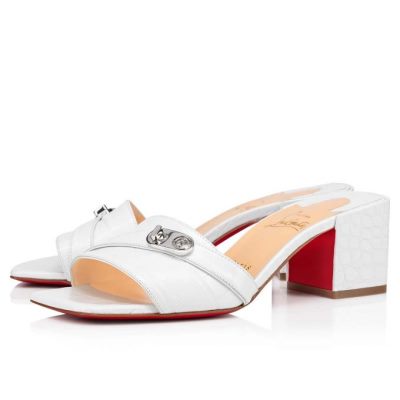 Sandalias Lock Art Christian Louboutin Mujer - Blancos - 3205171N238